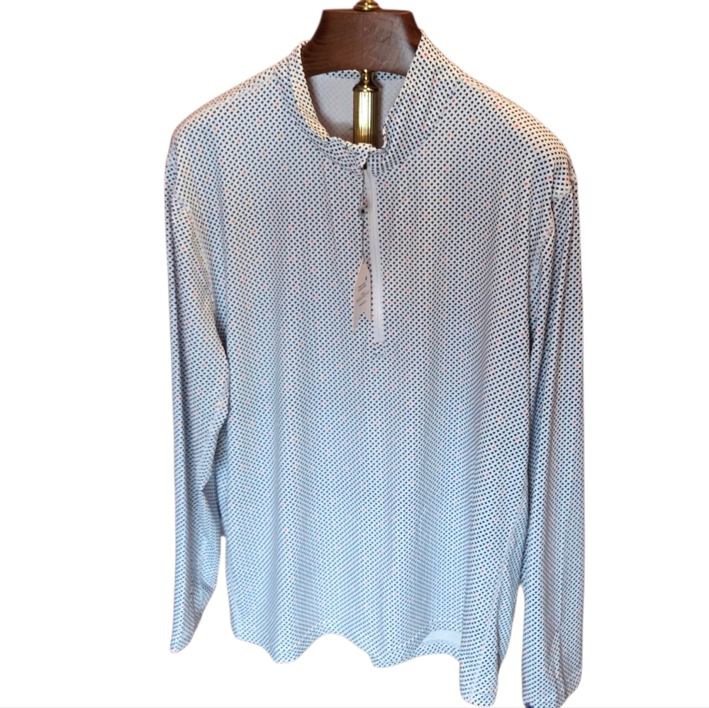 Bundle of 2 1764 Golf Pullover Mens Shirts A Polo And Quarter Zip Size 2XL - Picture 2 of 8